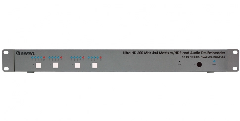 Матричный коммутатор Gefen EXT-UHD600A-44