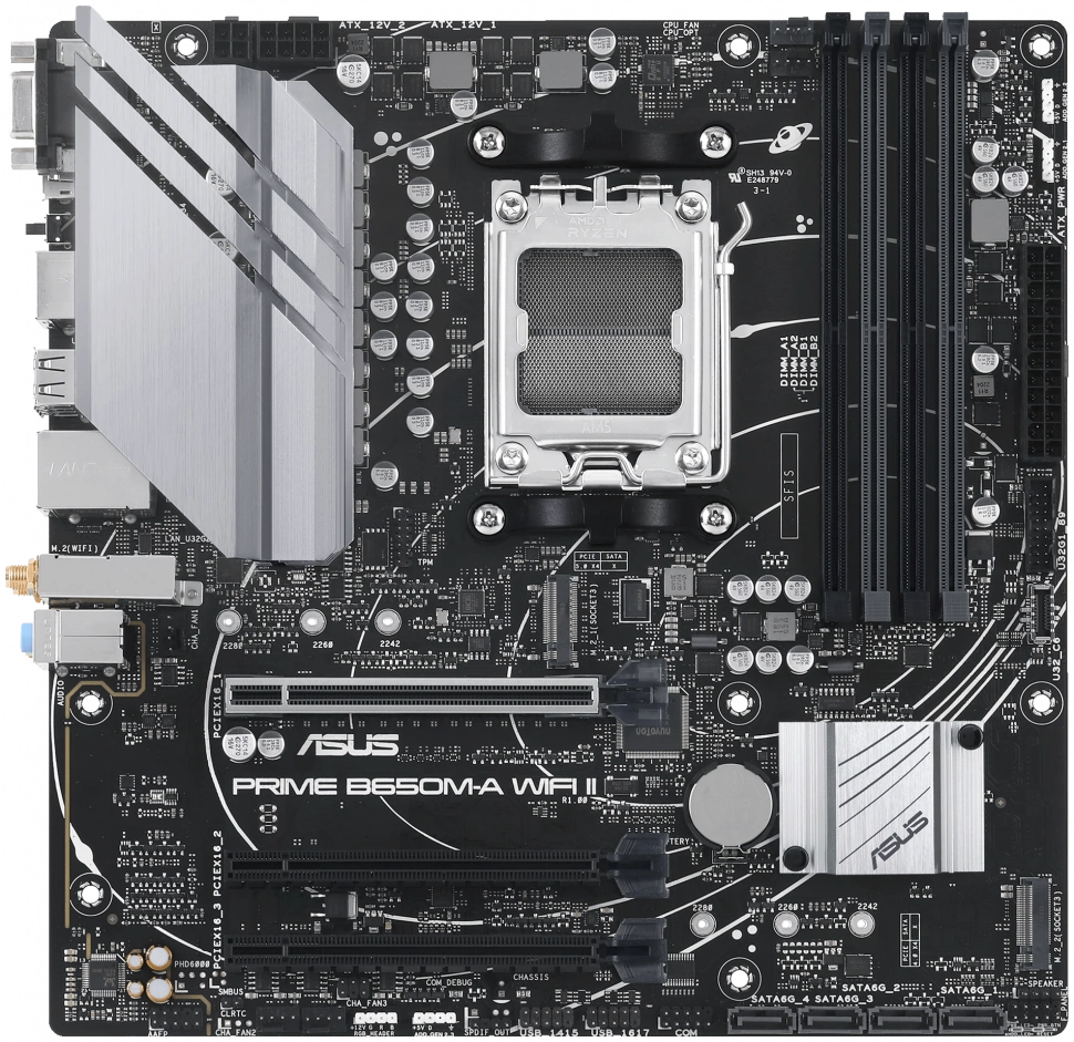 Материнская плата Asus PRIME B650M-A WIFI II (90MB1EG0-M0EAY0)