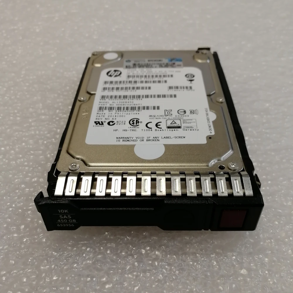 Жесткий диск HP 652572-B21 450 ГБ 6G 10K SAS 2.5' серверный HDD 653956-001, 599476-002, EG0450FBDSQ, 597609-002, EG0450FBDBT