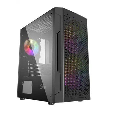 Корпус Powercase Mistral Micro Z3B Mesh LED Tempered Glass (CMIMZB-L3) Black в Санкт-Петербурге