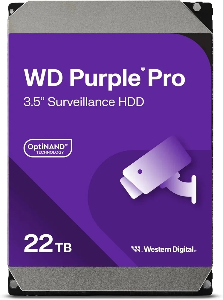 Жесткий диск Western Digital WD Purple Pro 22 ТБ 3.5" (WD221PURP) в Санкт-Петербурге