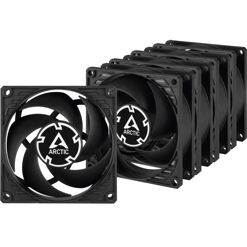 Вентилятор корпусной ARCTIC P8 Value Pack (Black/Black) (5pc) (ACFAN00153A) (702065)