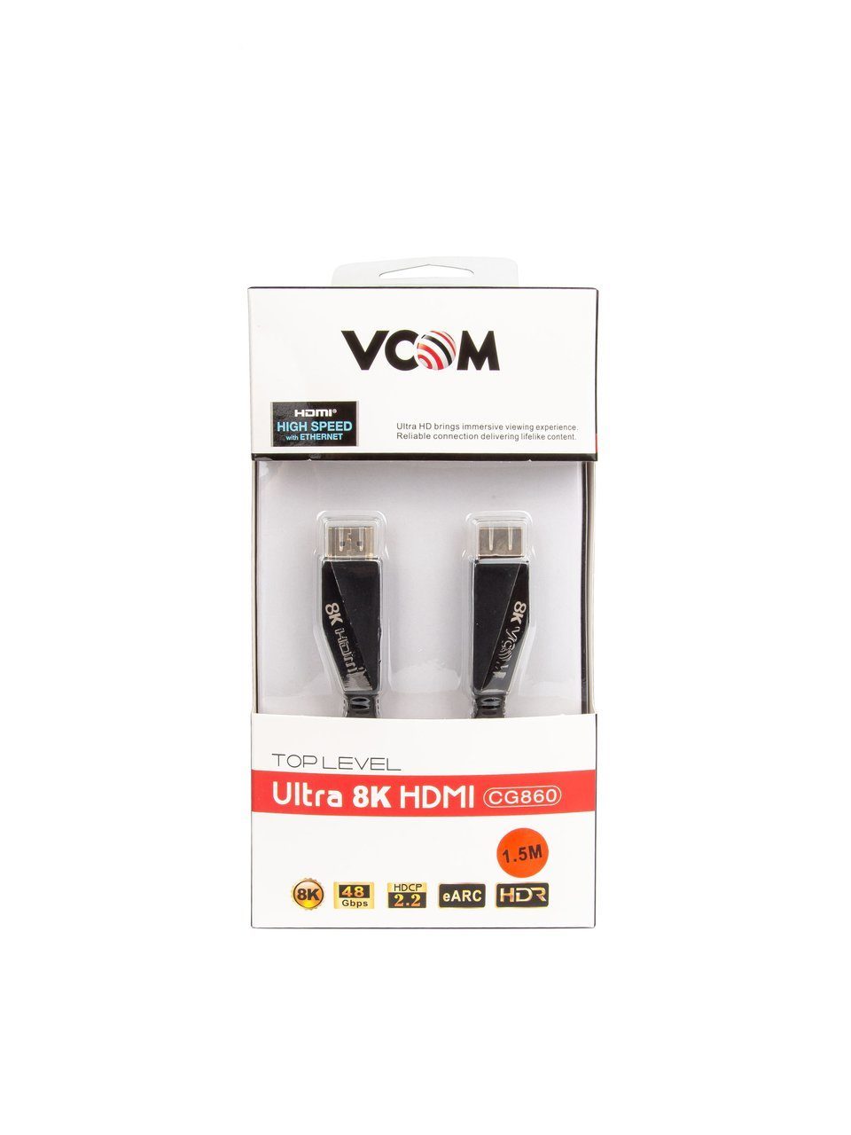 VCOM CG860-1.5M Кабель HDMI 19M/M,ver. 2.1, 8K@60 Hz 1.5m VCOM <CG860-1.5M>