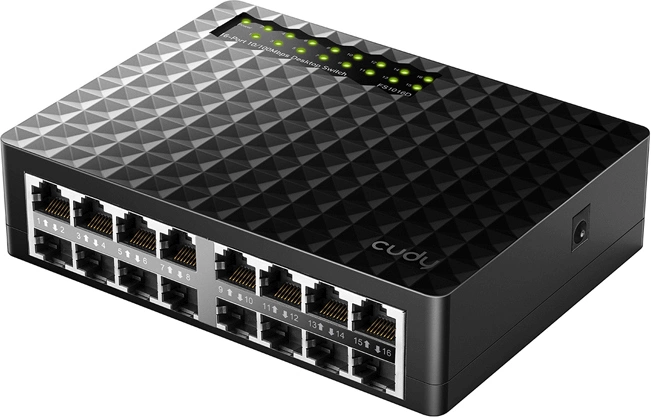 Коммутатор Cudy FS1016D (L2) 16x100Мбит/с неуправляемый