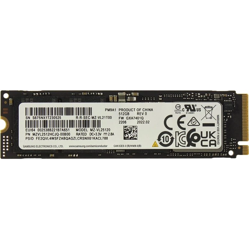 SSD накопитель Samsung MZVL2512HCJQ