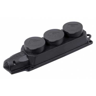 Розетка силовая IEK Омега PKR61-016-2-K02