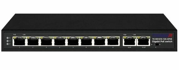 Коммутатор Trassir TR-NS1410-120-8POE