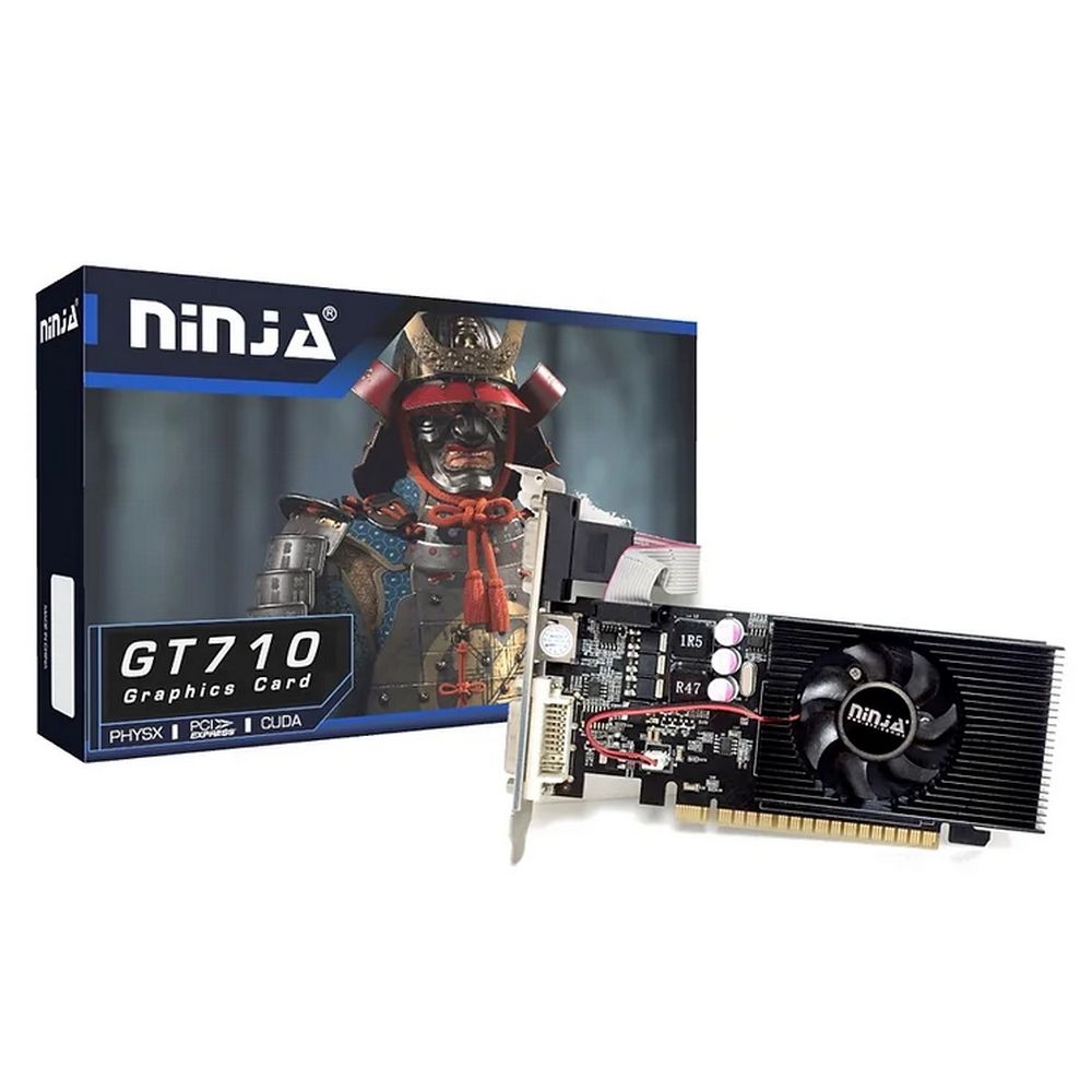 Видеокарта Ninja (Sinotex) NVIDIA GT 710 954 1024 1333 64 RTL [NF71NP013F]