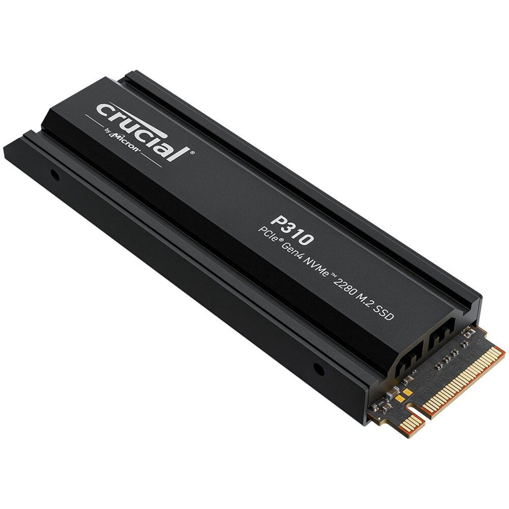 Твердотельный накопитель SSD Crucial P310 1TB PCIe Gen4 NVMe 2280 M.2 SSD with heatsink CT1000P310SSD5