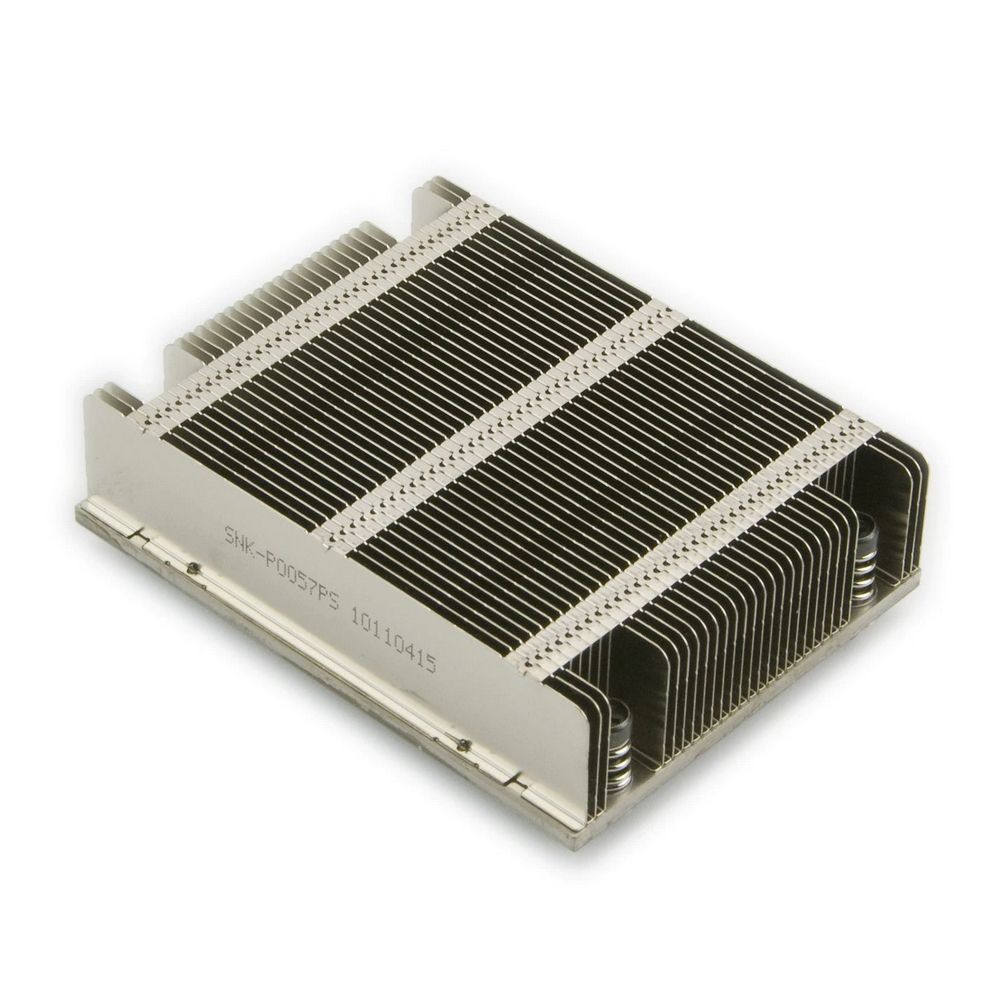 Пассивный кулер SuperMicro SNK-P0057 PS 1U Passive CPU HS 26-mm Height for Narrow ILM Mounting
