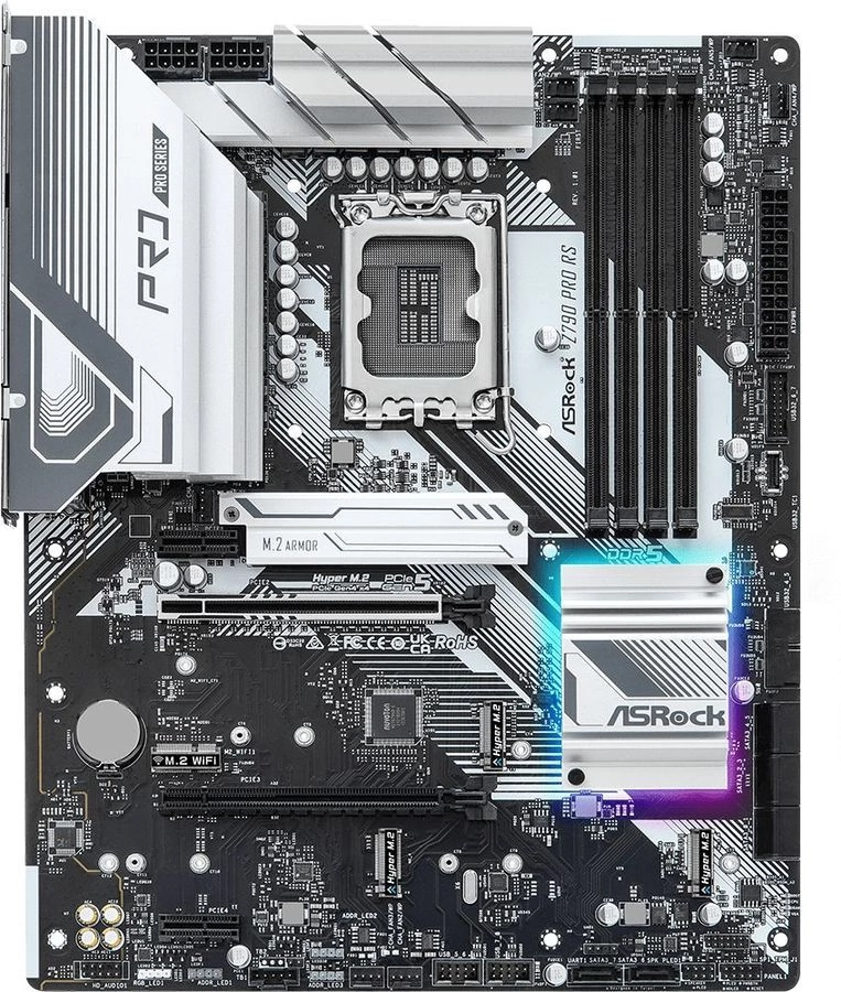 Материнская плата Asrock Soc-1700 (Z790 PRO RS WIFI)