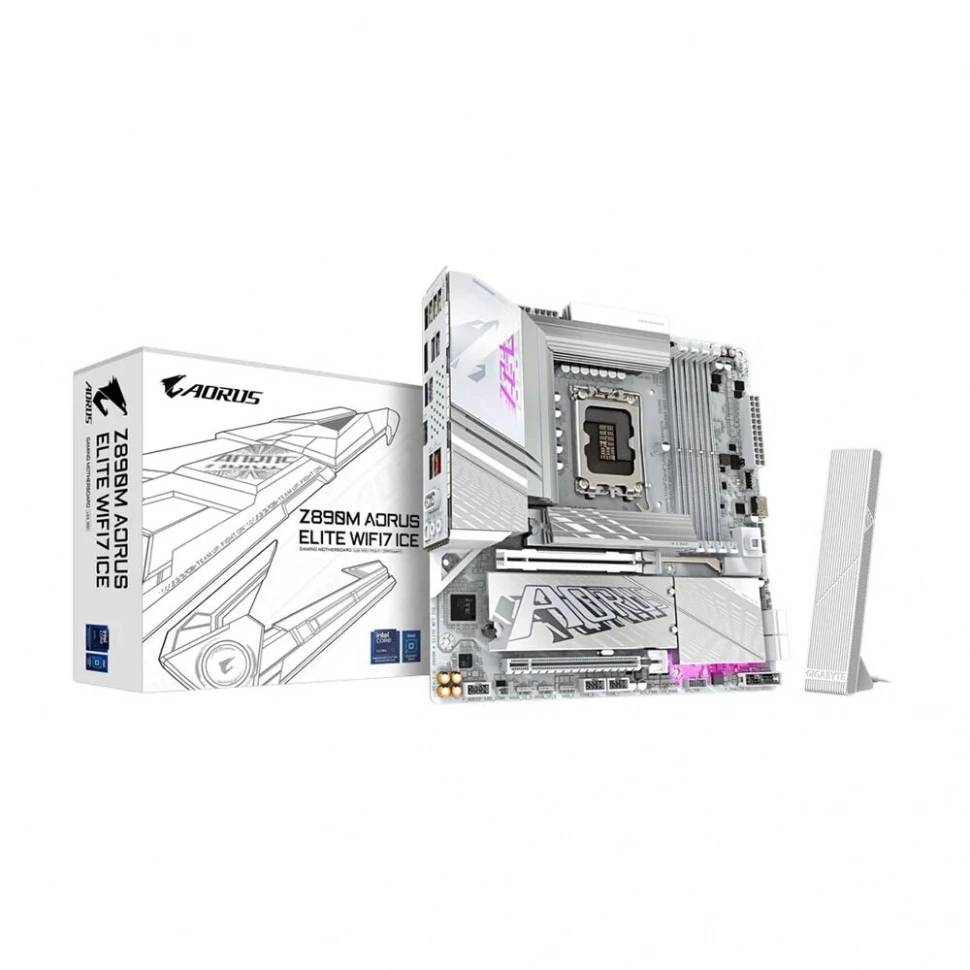Материнская плата Gigabyte Z890M AORUS ELITE WIFI7 ICE