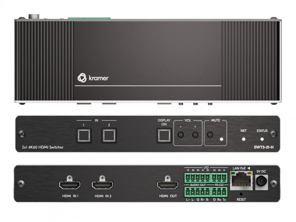 Матричный коммутатор Kramer SWT3-21-H (20-80593090)