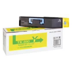 Заправка картриджа Kyocera TK-880Y + чип