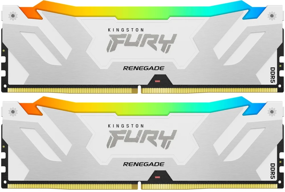 Память DDR5 2x32GB 6400MHz Kingston KF564C32RWAK2-64 Fury Renegade XMP RGB RTL Gaming PC5-51200 CL32 DIMM 288-pin 1.4В kit single rank с радиатором Ret