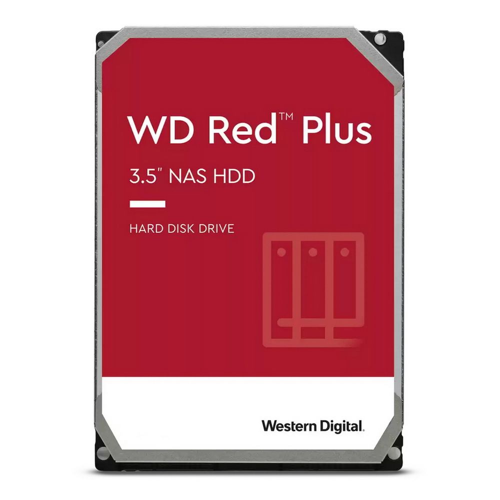 Жесткий диск Western Digital Red Plus WD40EFPX 4TB 3.5" 5400 RPM 128MB SATA-III NAS Edition