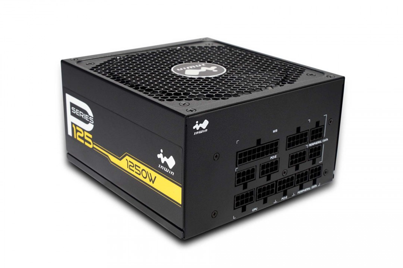 INWIN P125 1250W 80plus Gold, w/modularized PSU cable, full range, 135mm fan Retail box [6188711]