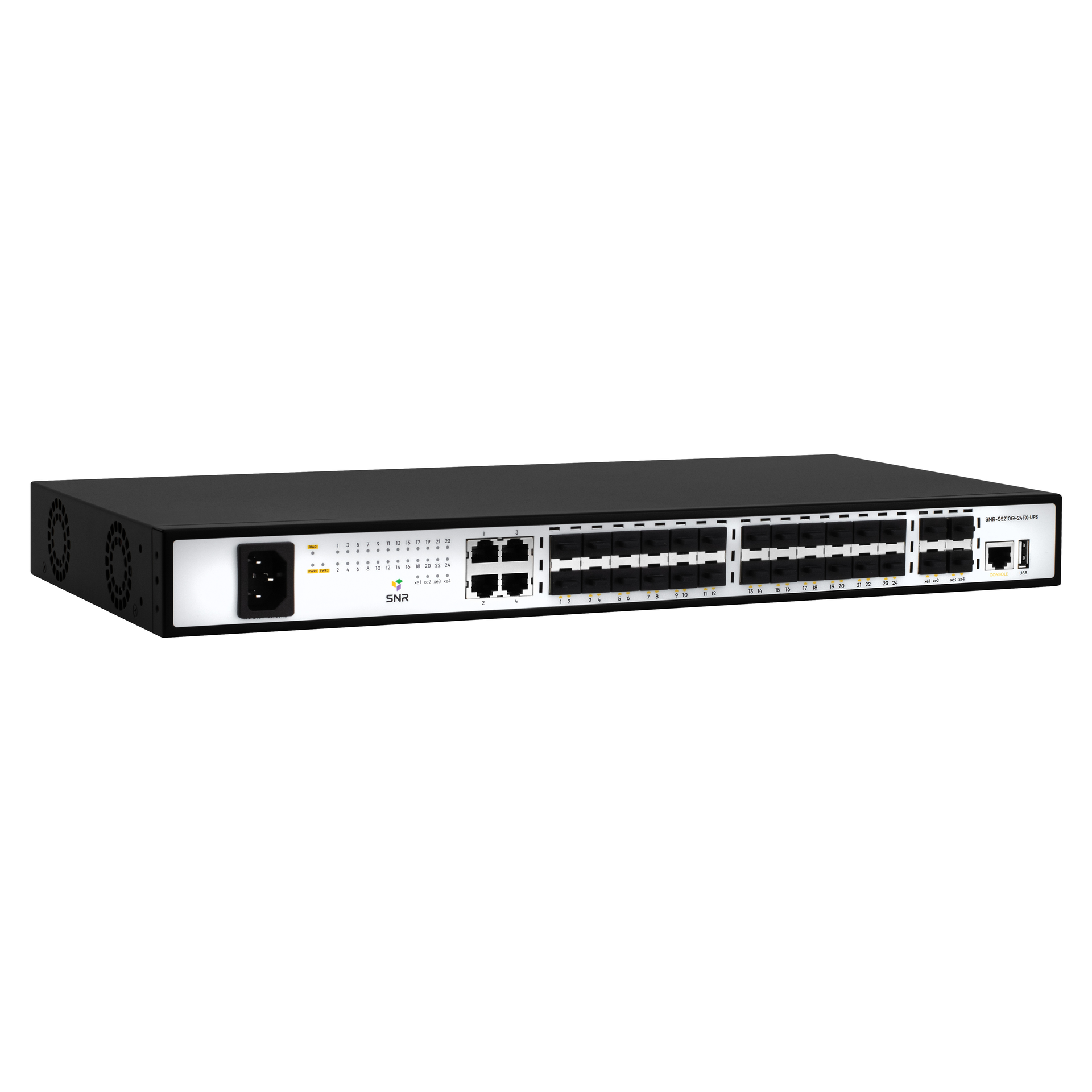 Управляемый коммутатор уровня 2+ SNR-S5210G-24FX-UPS
