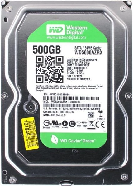 Жёсткий диск Western Digital WD5000AZRZ