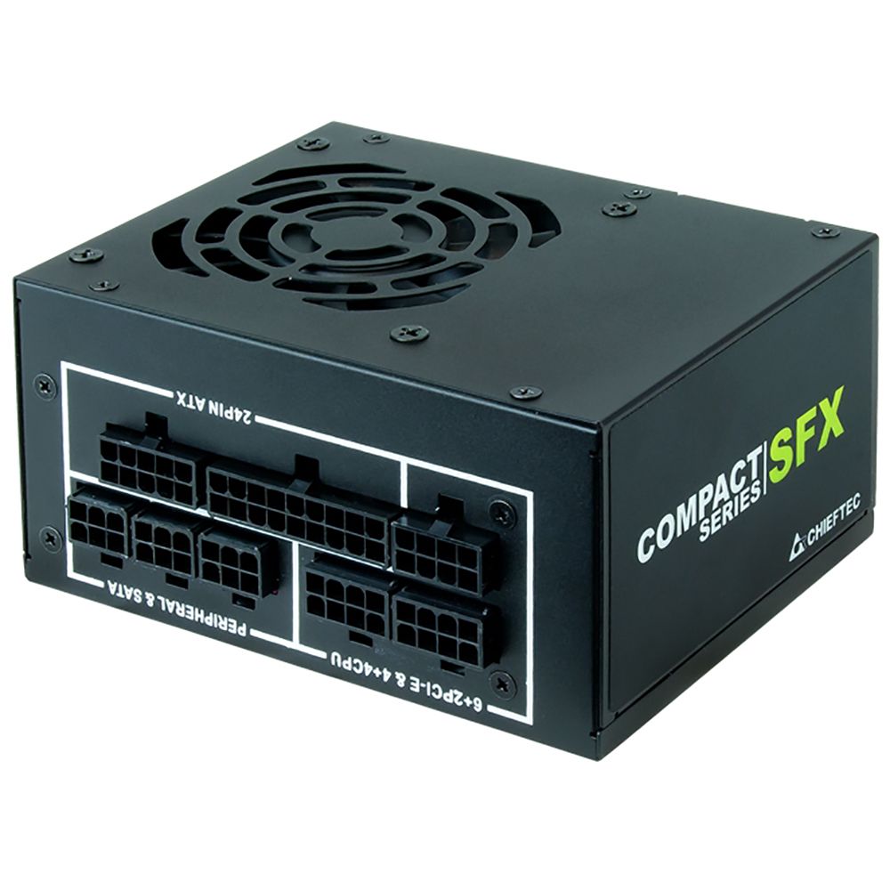 Блок питания Chieftec Compact CSN-550C (ATX 2.3, 550W, SFX, Active PFC, 80mm fan, 80 PLUS GOLD, Full Cable Management) Retail (CSN-550C)