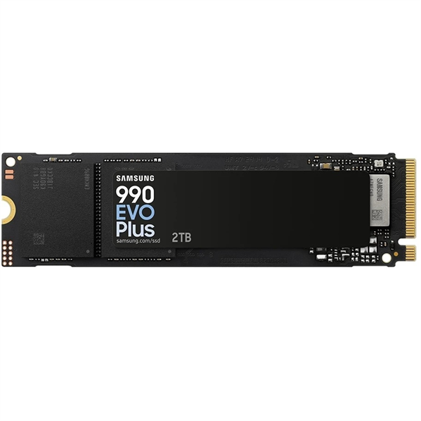 Твердотельный диск 2TB Samsung 990 EVO Plus, M.2, PCI-E 5.0 x2, V-NAND TLC [R/W - 7250/6300 MB/s]