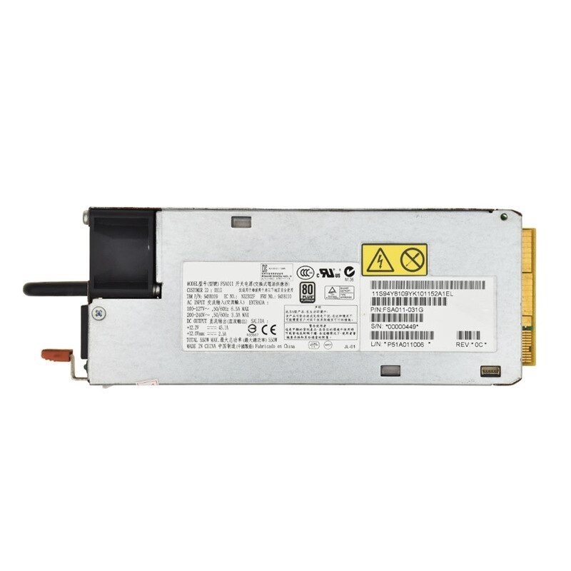 94Y6668 Блок Питания LENOVO (IBM) - 550 Вт High Efficiency Platinum Ac Power Supply для X3650 M4