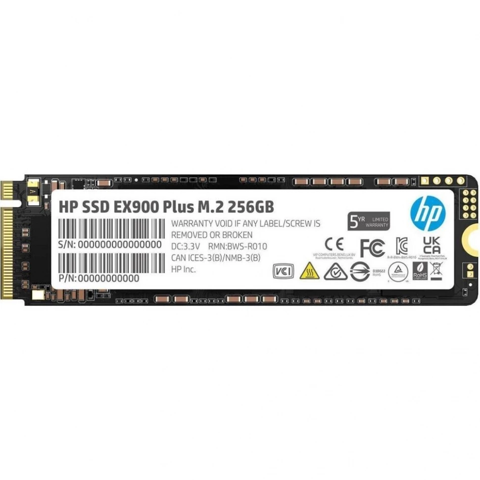 SSD накопитель HP M.2 256Gb EX900 (35M32AA)