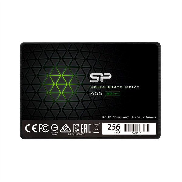 Твердотельный накопитель Solid State Disk Silicon Power Ace A56 256Gb SATA-III 2,5”/7мм SP256GBSS3A56B25 (SP256GBSS3A56B25)