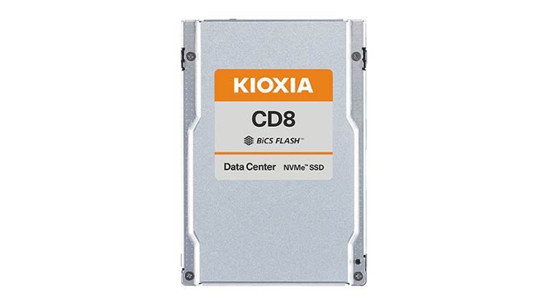 SSD накопитель KIOXIA Enterprise SSD 2,5"(SFF/U.2), CD8-V, 6400GB (6.4TB), NVMe 1.4/PCIe 4.0 1x4, R7100/W6000MB/s, IOPS(R4K) 1150K/380K, MTTF 2,5M, 3DWPD/5Y (Mixed Use), 3D-TLC, 15mm