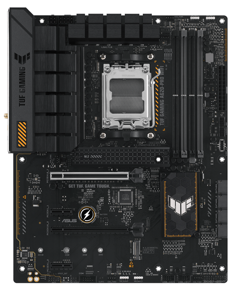 Материнская плата ASUS TUF GAMING A620-PRO WIFI, Socket AM5, A620, 4*DDR5, DP+HDMI, 4xSATA3, 2xM.2, Audio, Gb LAN, USB 3.2, USB 2.0, ATX; 90MB1FR0-M0EAY0 (TUF GAMING A620-PRO WIFI)