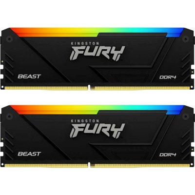 Оперативная память Kingston Fury Beast RGB KF432C16BB12AK2/32