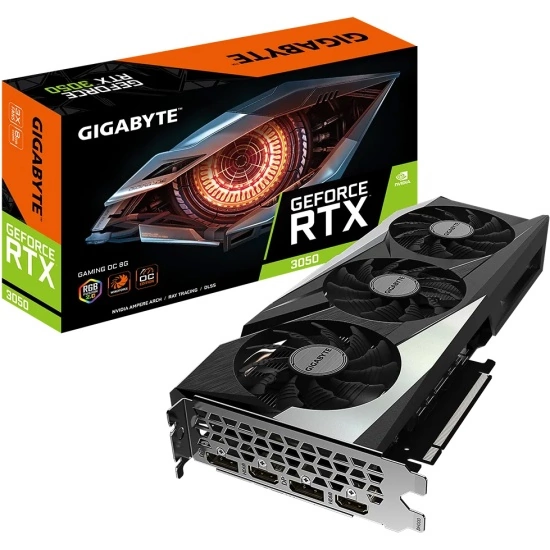 Видеокарта Gigabyte GV-N3050GAMING OC-8GD