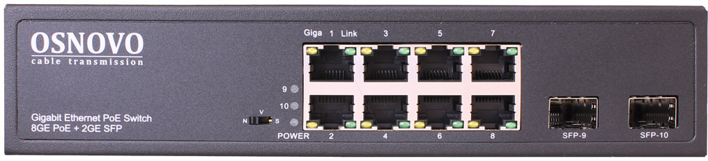 Коммутатор Osnovo SW-80802(150W)