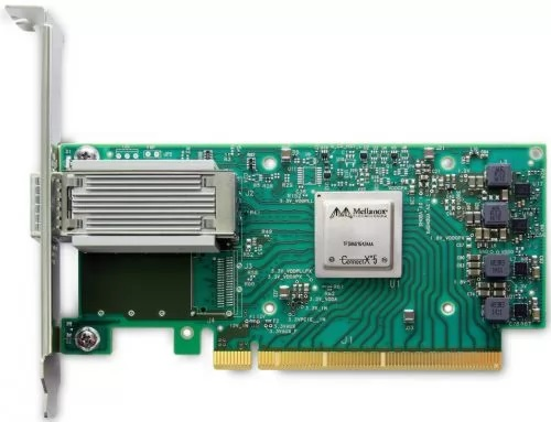 Сетевой адаптер NVIDIA MCX555A-ECAT ConnectX-5 VPI Adapter Card EDR InfiniBand and 100GbE Single-Port QSFP28 PCIe 3.0 x16 Tall Bracket ROHS R6 (MCX555A-ECAT)
