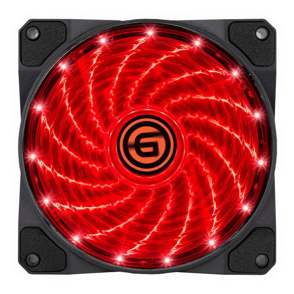 Вентилятор LED 12LR15 (красный) (708302)