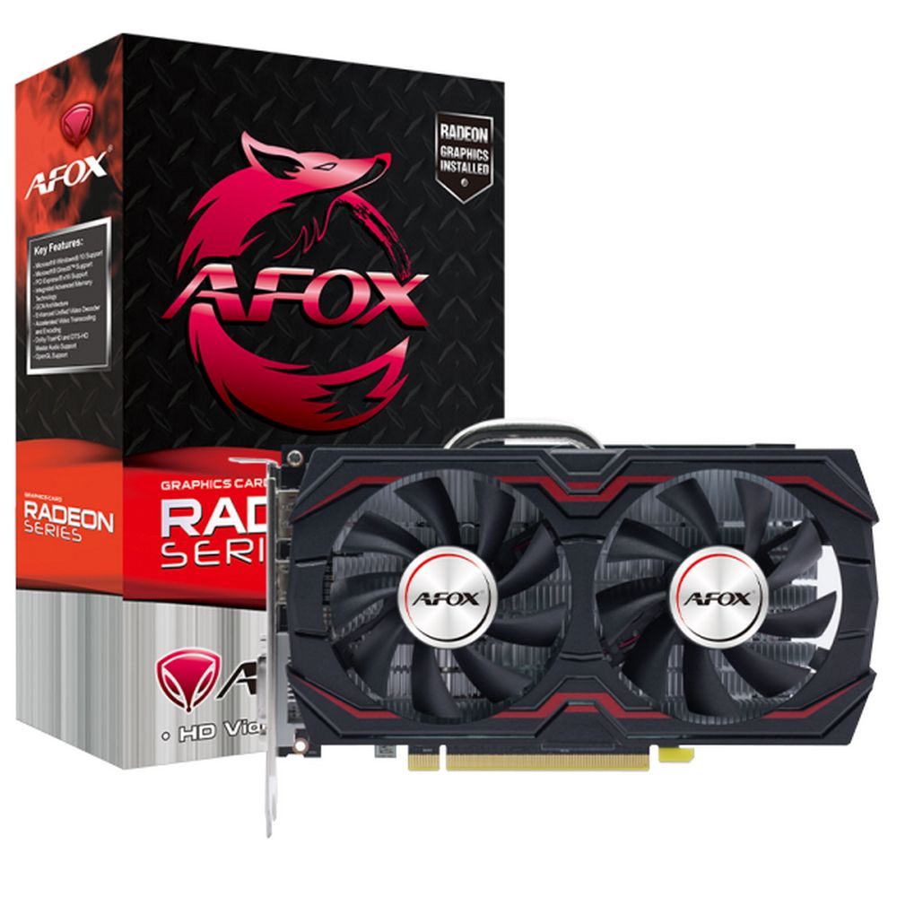 Видеокарта Afox RX580 GAMING 8GB GDDR5 256bit DP DVI HDMI 2FAN RTL