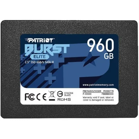 Накопитель SSD Patriot Burst Elite 960Gb (PBE960GS25SSDR) в Санкт-Петербурге