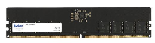 Оперативная память Netac Basic 8GB DDR5-4800 (PC5-38400) C40 40-40-40-77 1.1V Memory module (NTBSD5P48SP-08)