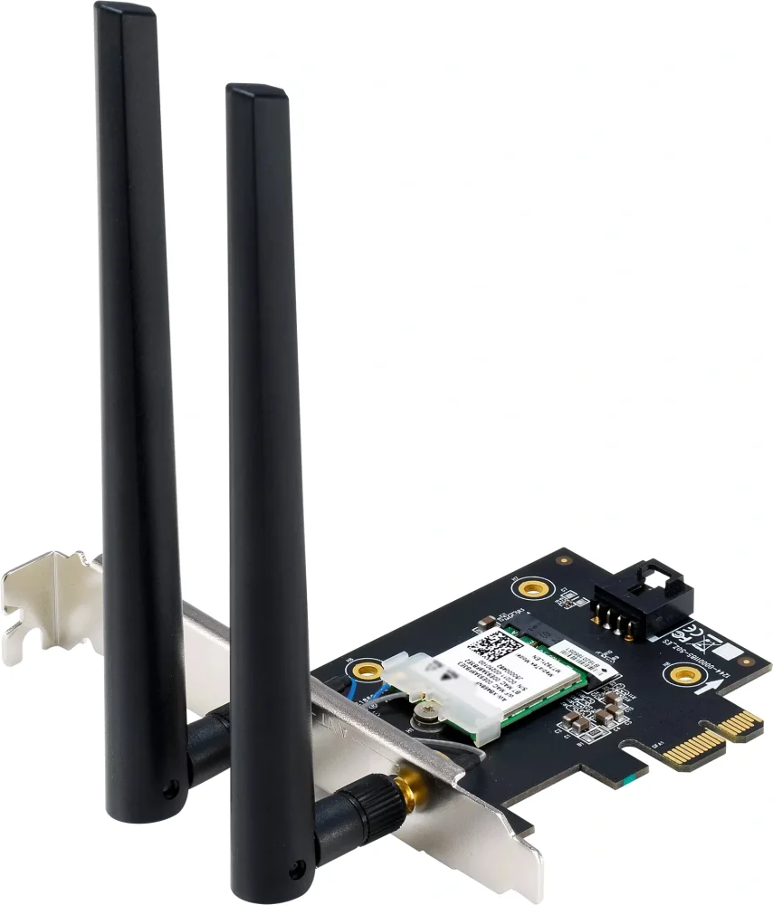 Сетевой адаптер Wi-Fi + Bluetooth Asus PCE-BE6500 BE6500 PCI Express 2ант.