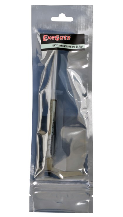 Exegate EX282350RUS Термопаста ETT-2WMK Standard, шприц, 1.5г