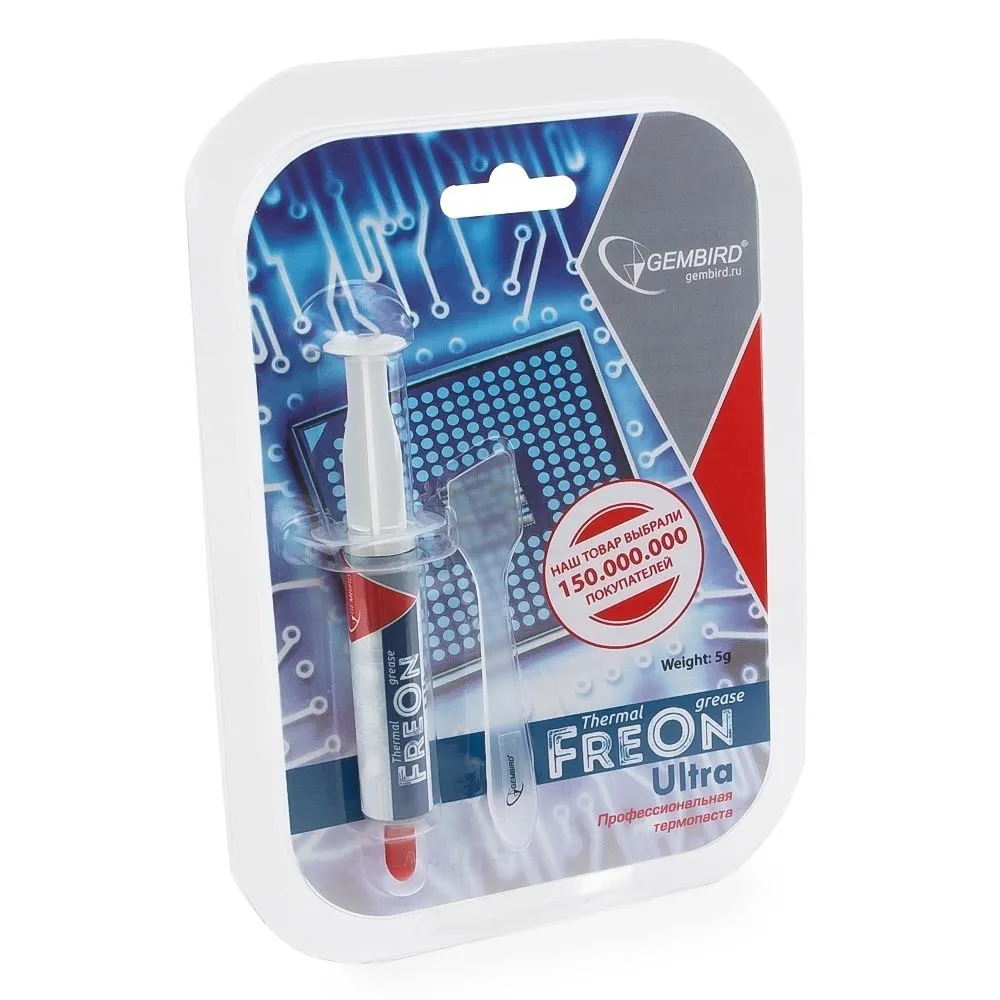 Термопаста Gembird FreOn ULTRA GF-21-5 5гр шприц в Санкт-Петербурге