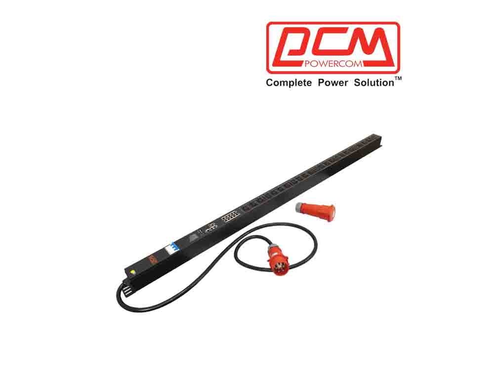 Блок PDU Powercom 32AVMS24-18C3-6C9-3P