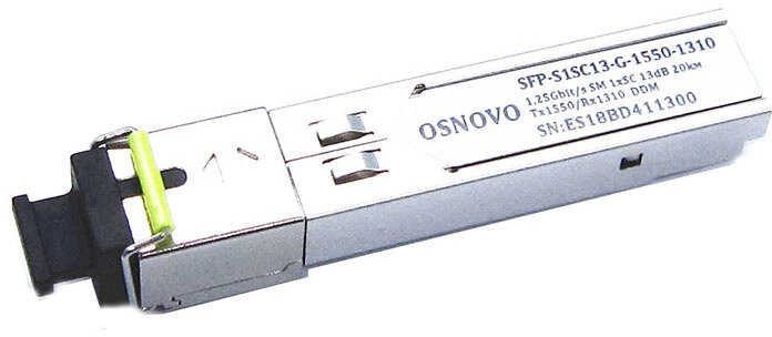 Трансивер Osnovo SFP-S1SC13-G-1550-1310-I