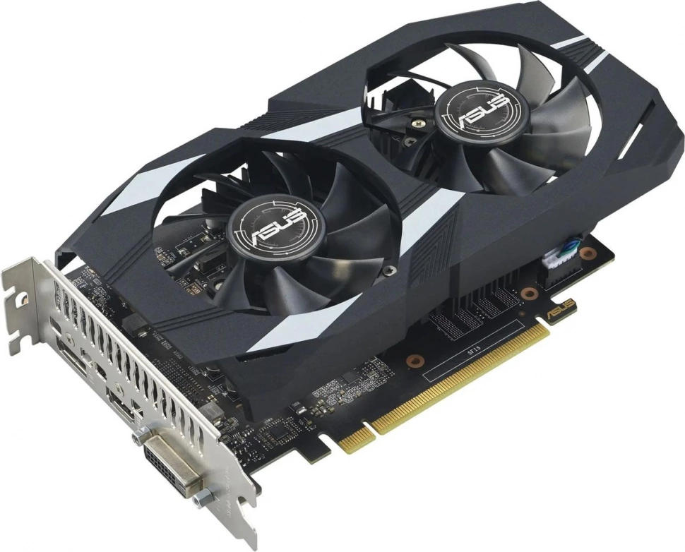 Видеокарта Asus GeForce GTX 1650 DUAL-GTX1650-4GD6-P-EVO (90YV0EZE-M0NA00)