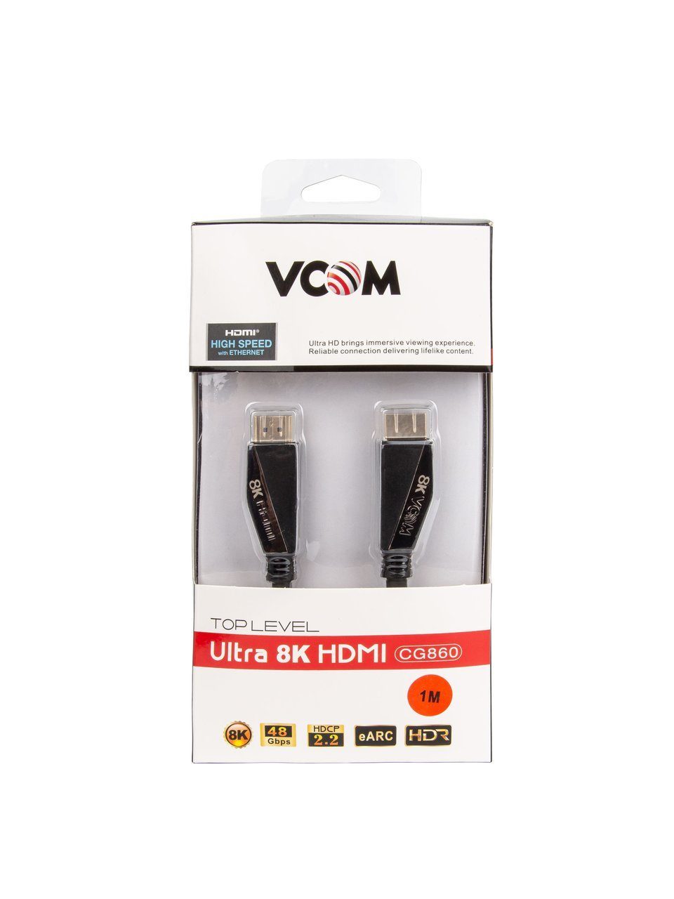VCOM CG860-1M Кабель HDMI 19M/M,ver. 2.1, 8K@60 Hz 1m VCOM <CG860-1M>