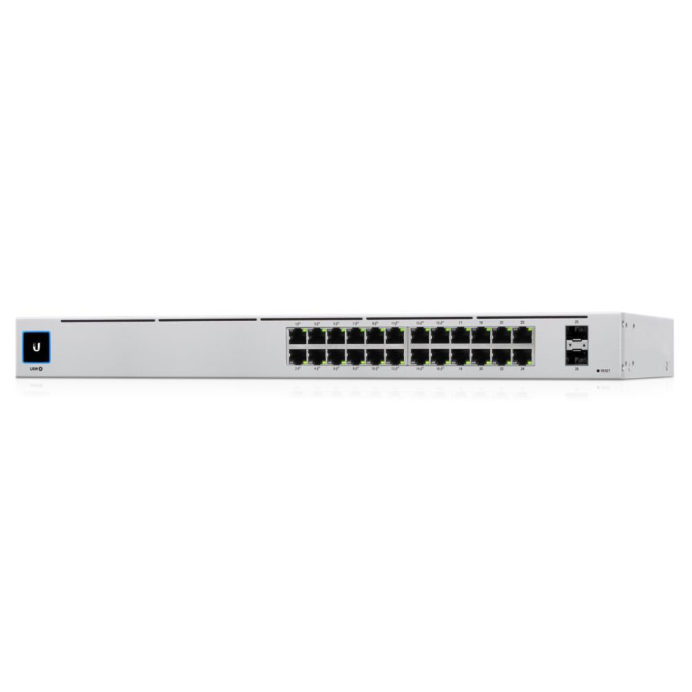 Коммутатор Ubiquiti USW-24-POE 2SFP+ 95W управляемый