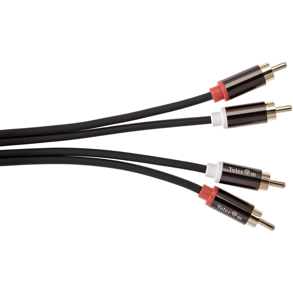 Кабель соединит 2xRCA (M) - 2xRCA (M),1.5m, TelecomPRO <TAV7158M-1.5M> VCOM Кабель-переходник Telecom 2 x RCA M/2 x RCA M (TAV7158M-1.5M)