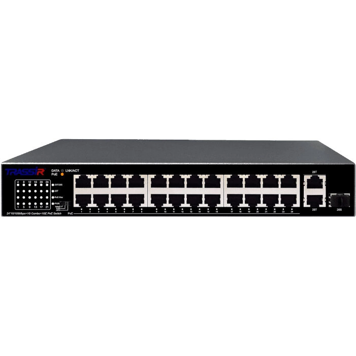 Коммутатор Trassir TR-NS1126-225-24PoE