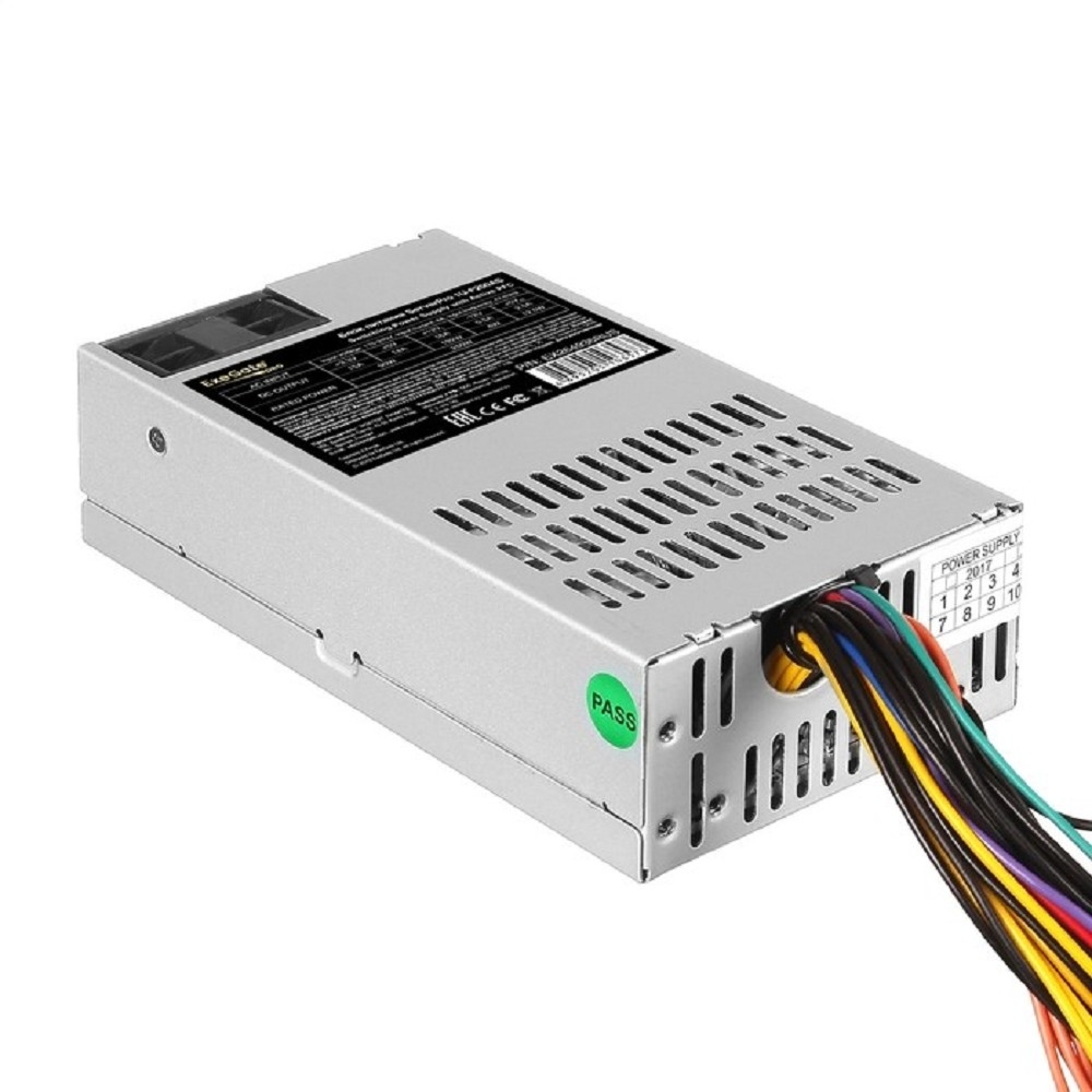 Exegate EX292219RUS Серверный БП 450W ExeGate ServerPRO-1U-F450AS (Flex ATX, APFC, КПД 80% (80 PLUS), 4cm fan, 24pin, 4pin, 3xSATA, 2xIDE)