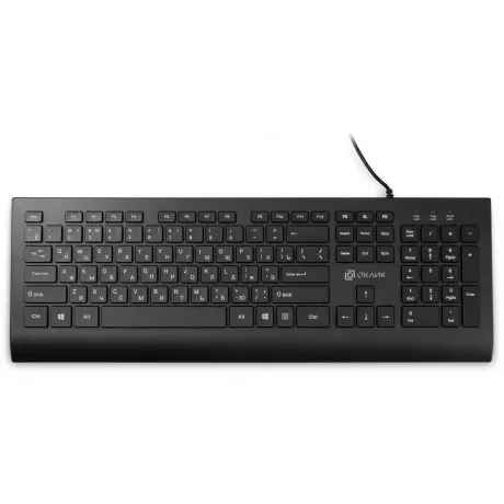 Клавиатура Oklick155M черный USB slim (подставка для запястий) (1678057) в Санкт-Петербурге